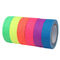 UV 세트 수축이 감싼 까만 가벼운 네온 빛난 접착 테이프 6 색깔을 반작용하십시오 협력 업체