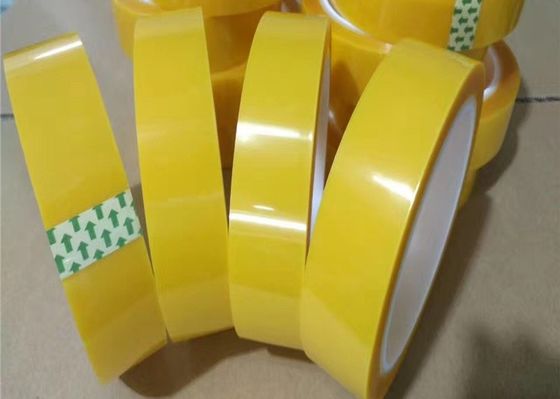 마일러 테이프. 아크릴 접착제로 poliester 코팅. 단열 테이프. 빨간색. 노란색. 공급자